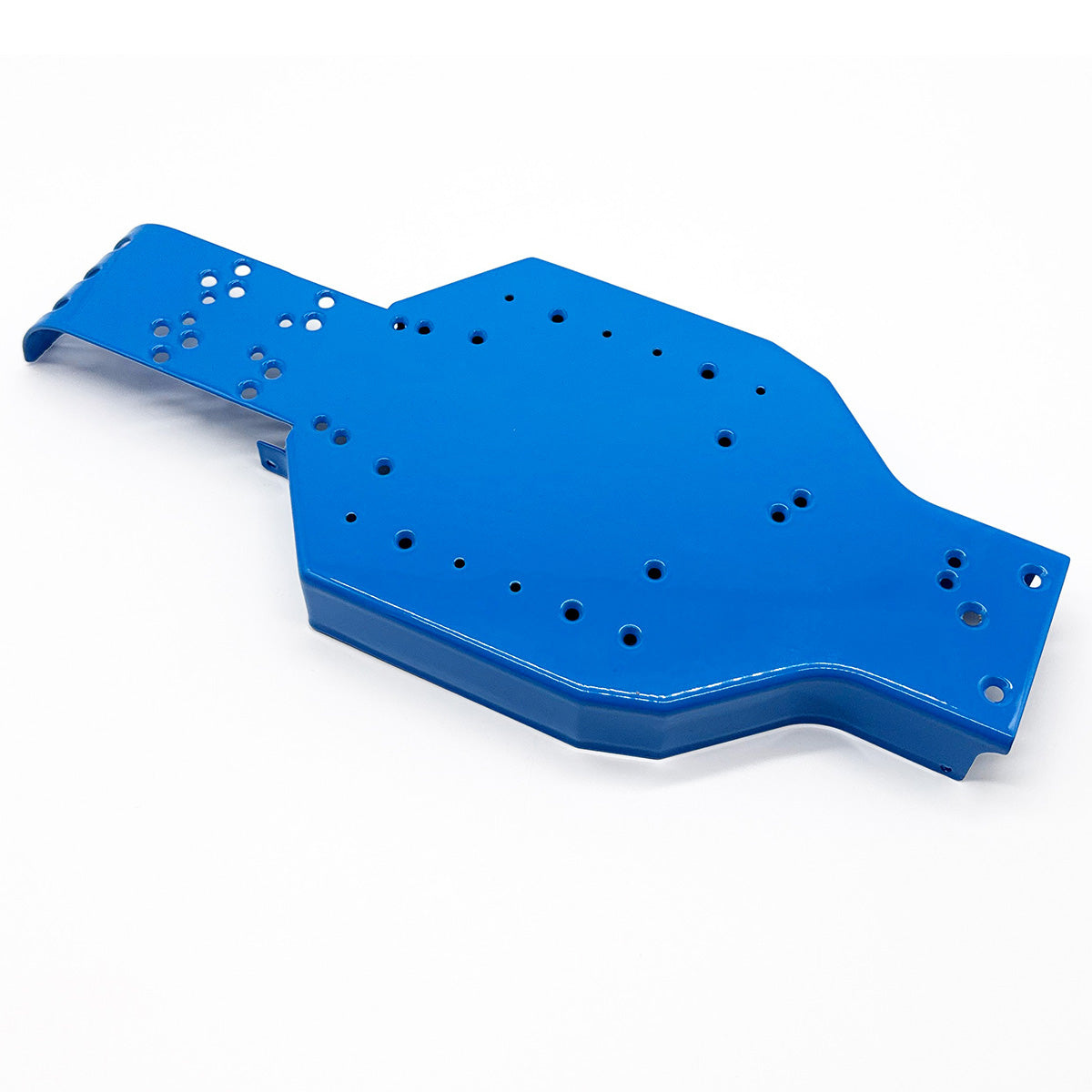 Racers Edge Authentic RC10 Chassis - Powdercoated in Retro Blue 6637B