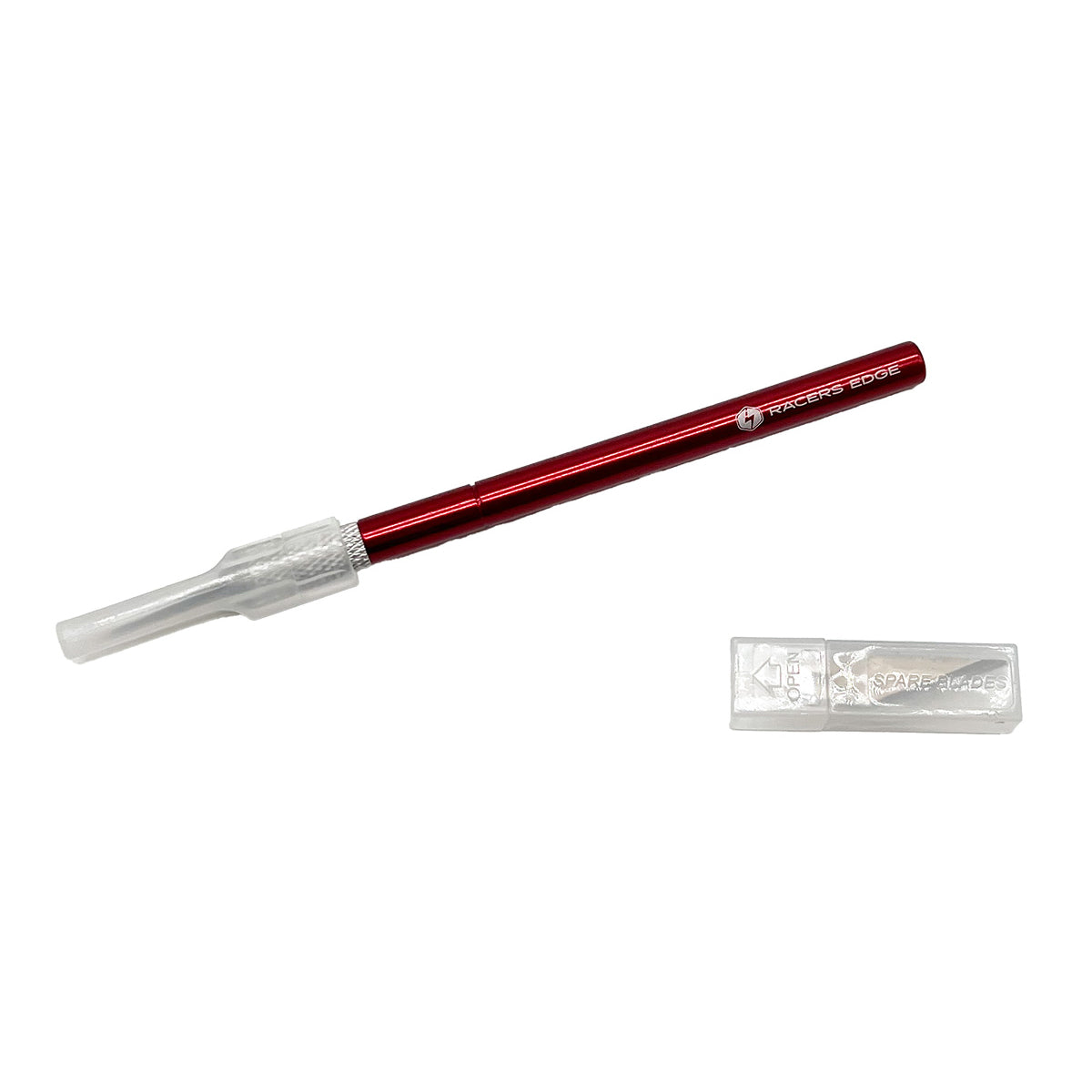 Racers Edge Aluminum Hobby Knife with 6 #11 Blades & Storage Case