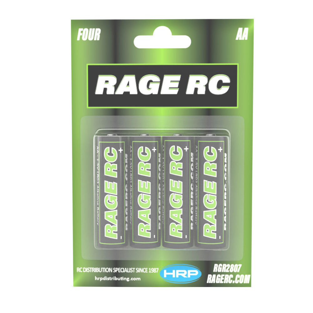 Rage R/C AA Alkaline Batteries (4-Pack)