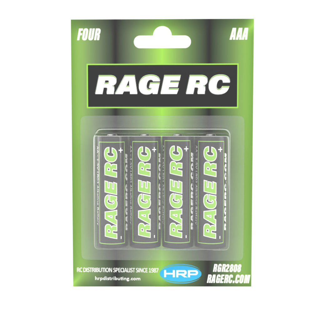 Rage R/C AAA Alkaline Batteries (4-Pack)