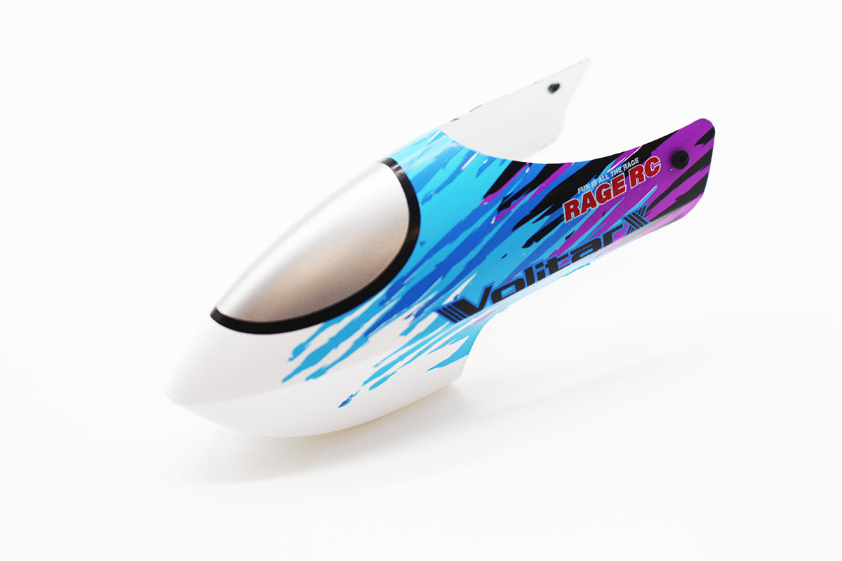 Rage R/C Volitar X Replacement Canopy – Blue – RC Helicopter Part
