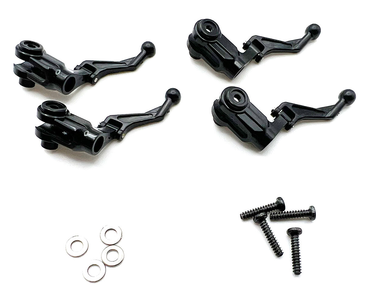 Rage R/C Blade Grip Set with Screws (4-Pack) for Hero-Copter RC Helicopter