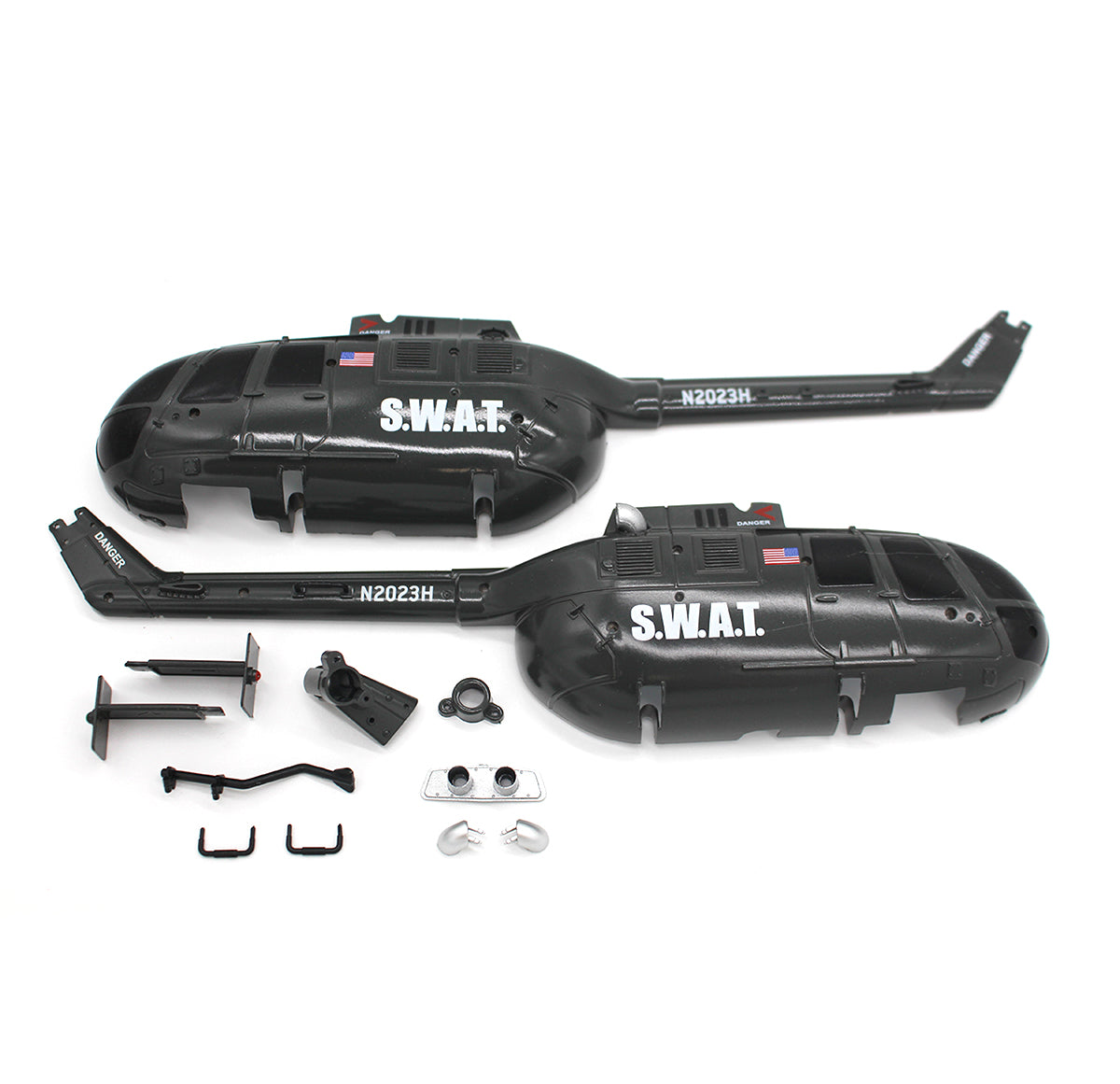 Rage R/C Canopy Set Replacement for Hero-Copter SWAT RC Helicopter