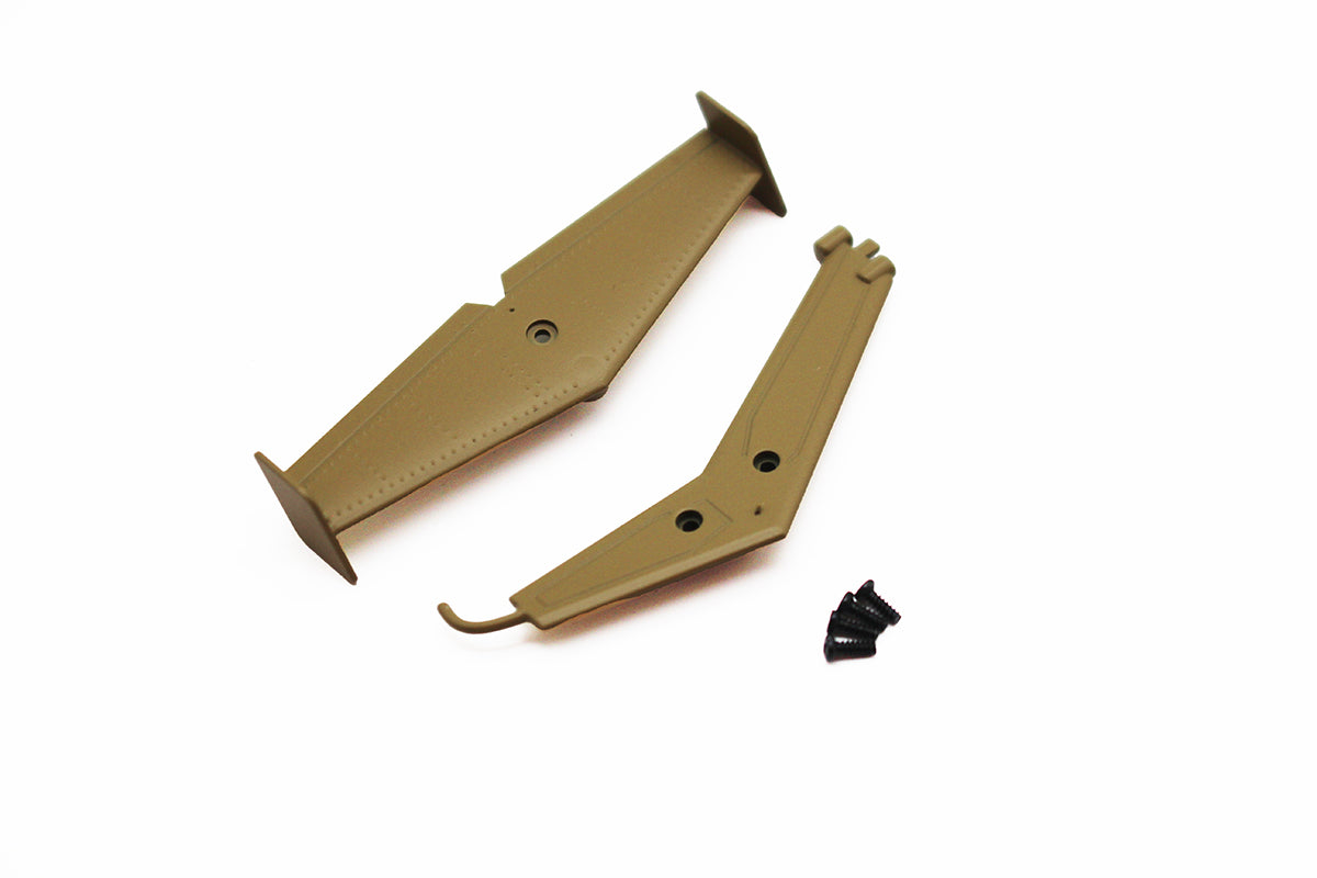 Rage R/C Hero-Copter Military Replacement Side Wing & Tail Set – Army – RC Helicopter Part