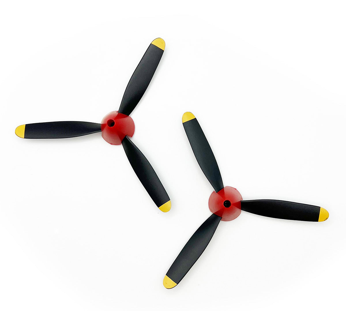Rage R/C 3-Blade Propeller and Spinner Set (2-Pack) for Micro P-40 Warhawk RC Airplane