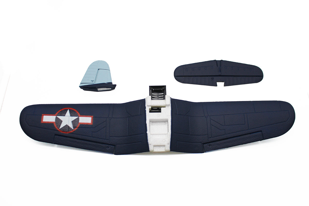Rage R/C F4U Corsair BL 500mm Replacement Painted Main Wing & Tail Set – RC Airplane Part