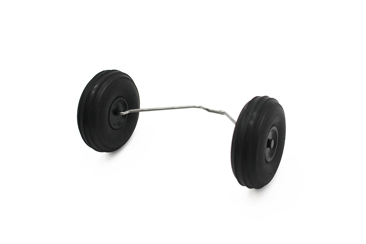 Rage R/C Scout 500mm Replacement Large Wheel (Tundra) Front Landing Gear Set – RC Airplane Part