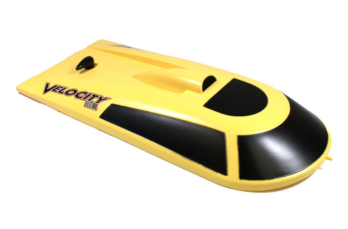 Rage RC Painted Replacement Canopy, Yellow; Velocity 800 BL RC Replacement Part