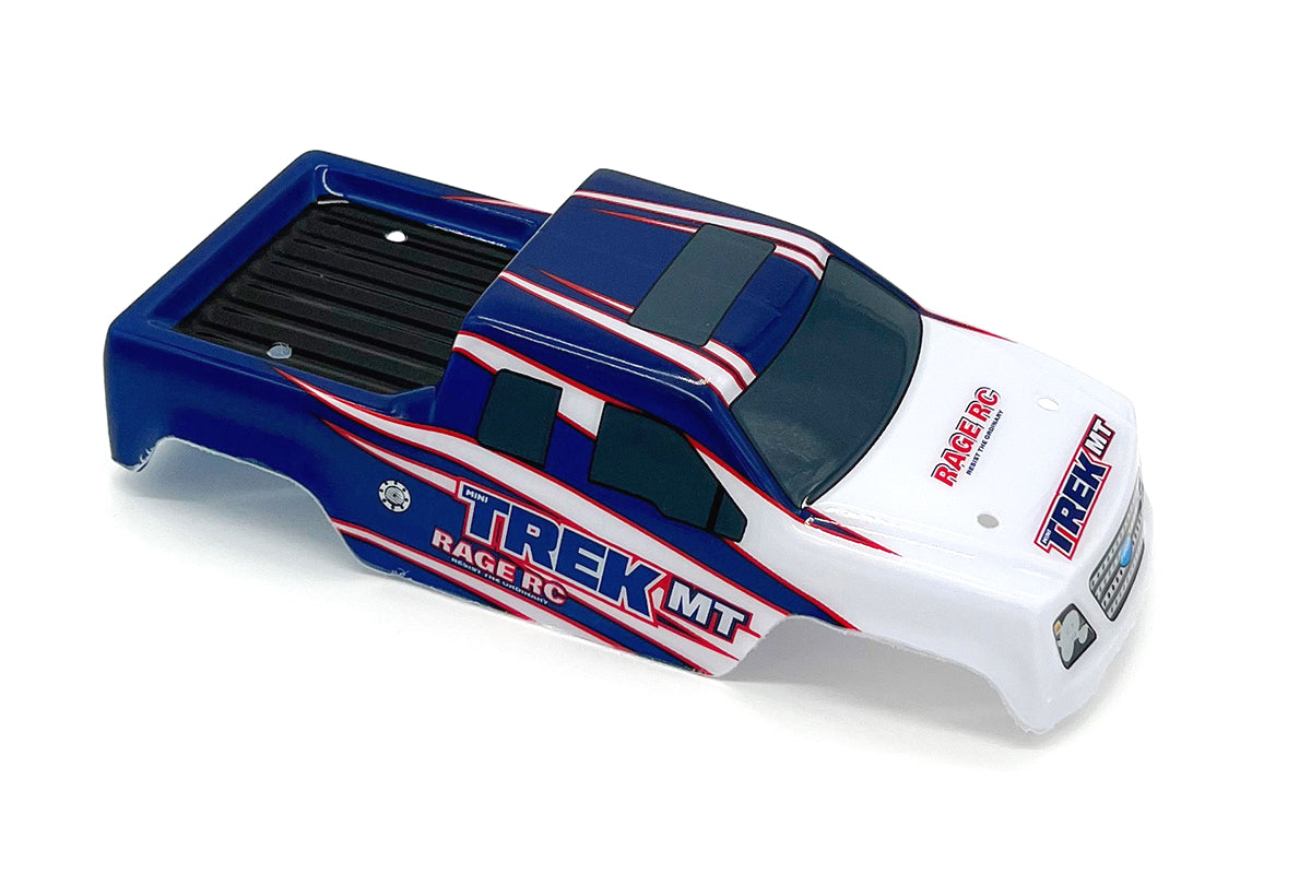 Rage R/C Mini Trek MT Printed Body Replacement - Blue