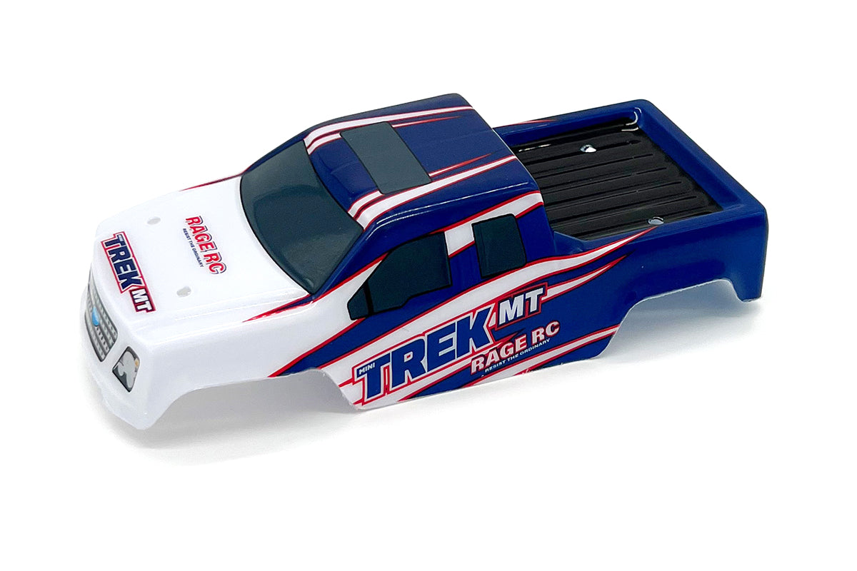 Rage R/C Mini Trek MT Printed Body Replacement - Blue