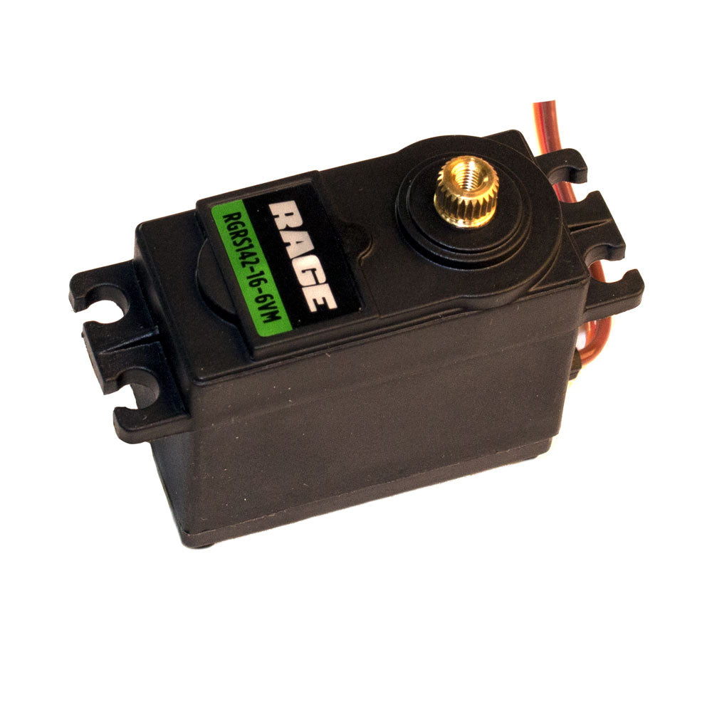 Rage R/C 142 Standard-Size Metal-Gear High-Torque Dual Ball-Bearing Servo (142 oz-in / 0.16 sec @ 6.0V)