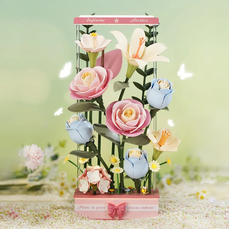 Rolife Blooming Bouquet Box DIY 3D Puzzle