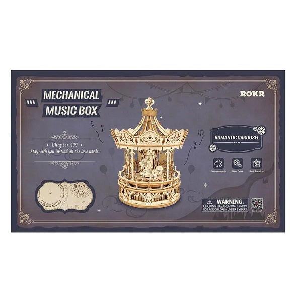 Rolife Mechanical Music Box; Romantic Carousel