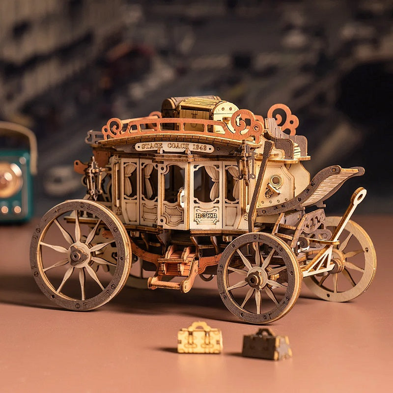 Rolife Stagecoach Rolling Music Box AMKA1