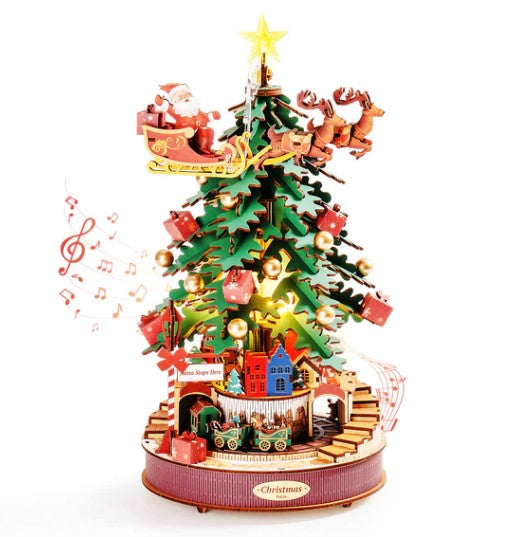 Rolife Christmas Melody Tree DIY Music Boxes