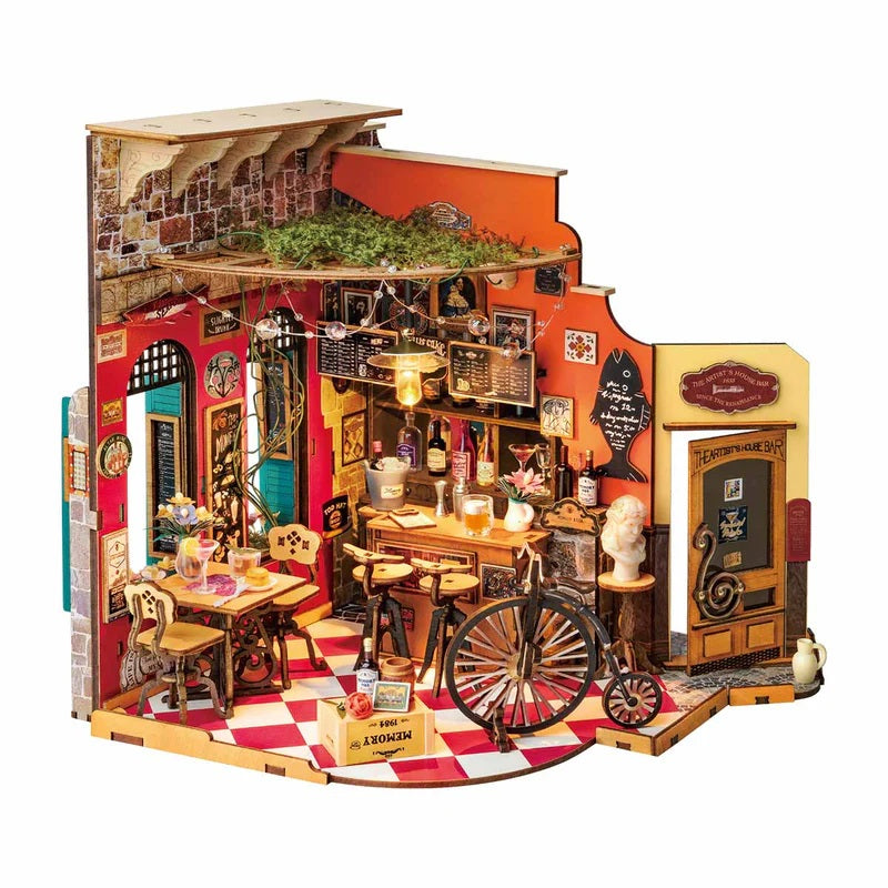 Robotime Cheers Bar & Dining, DIY Miniature House DG173