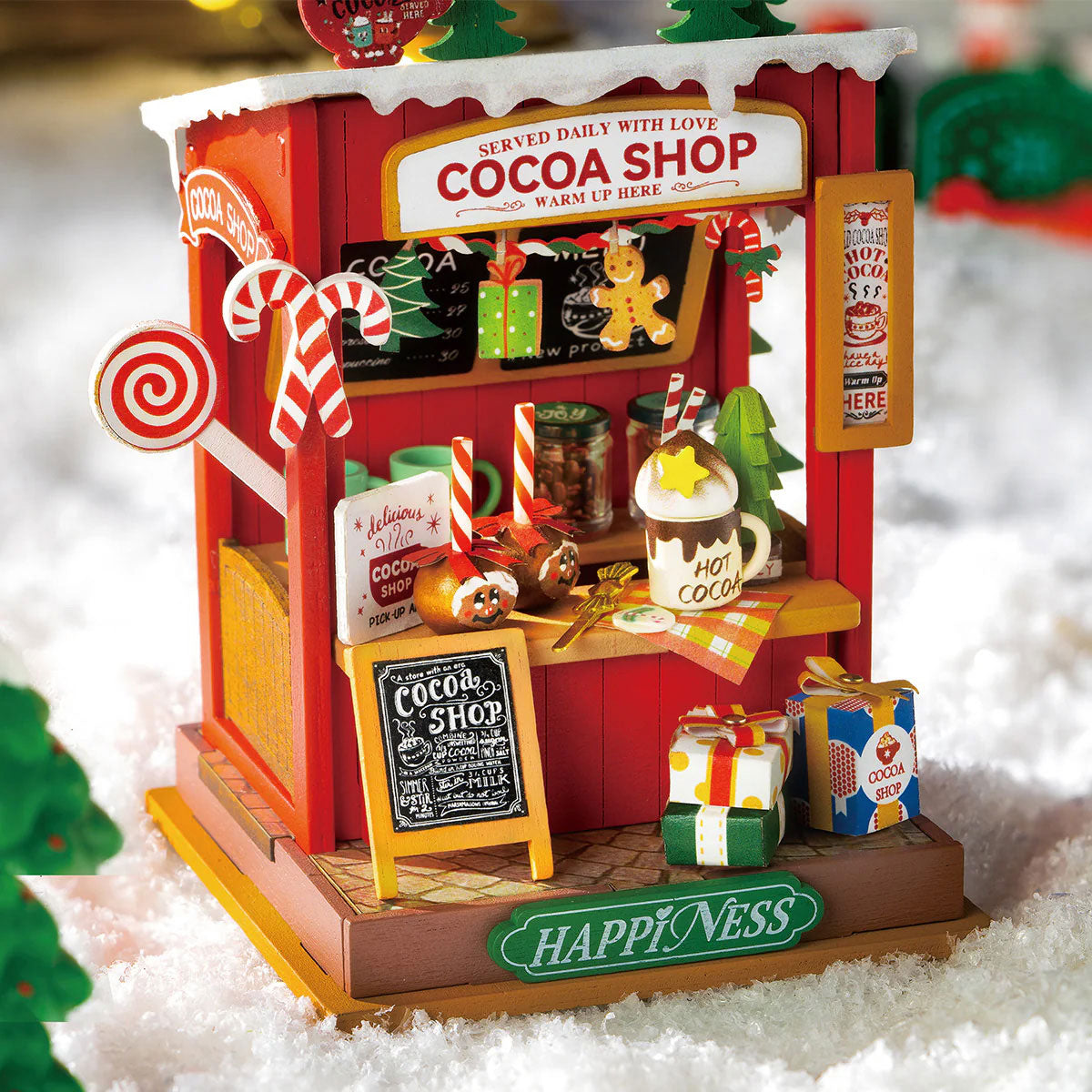 Rolife Cocoa Shop Super Mini House - Cozy Hot Chocolate Scene