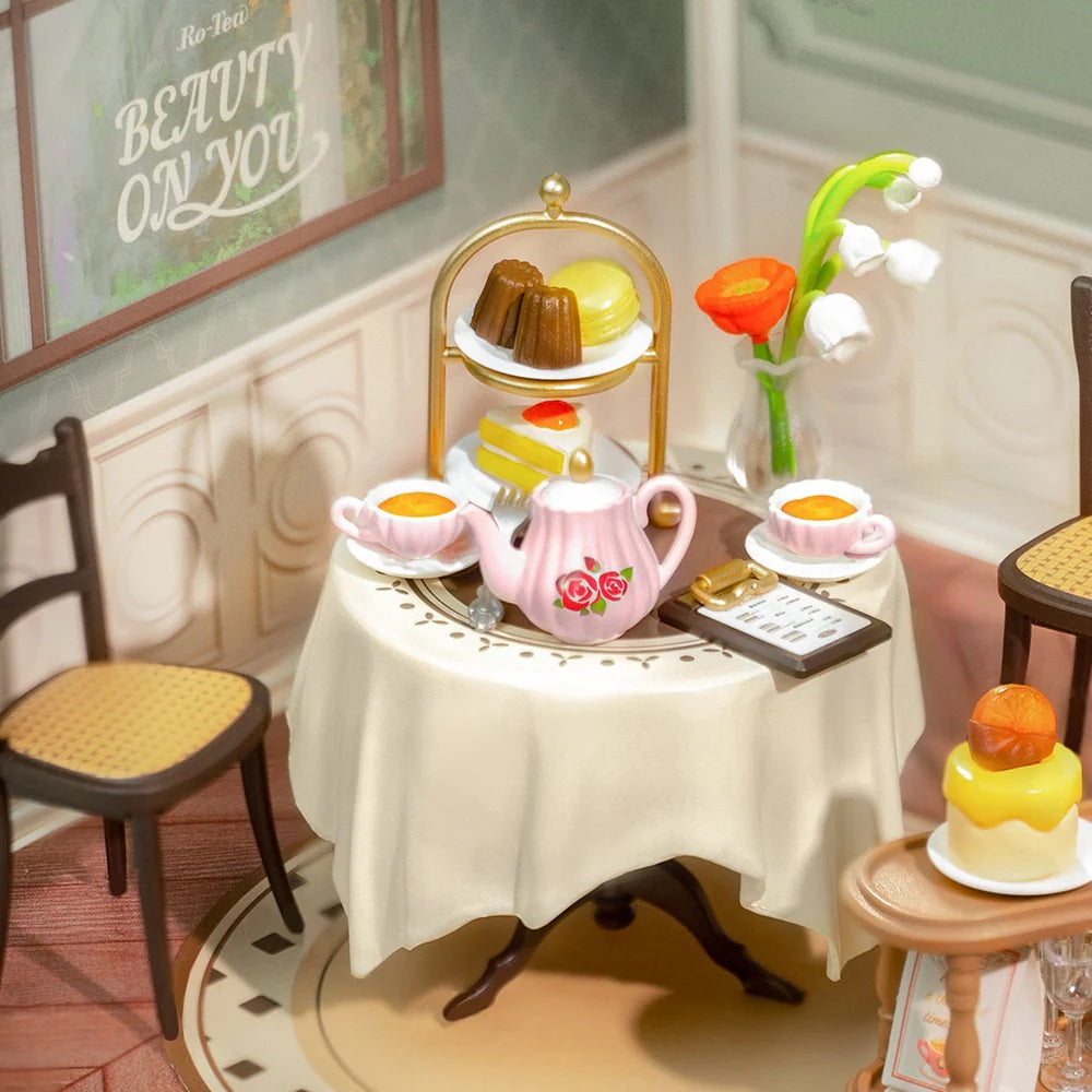 Rolife Sweet Sips Tea DIY Plastic Miniature House