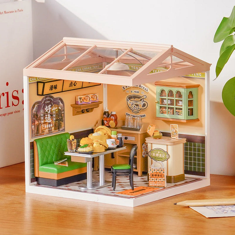 Rolife Hong Kong Bites Cafe DIY Miniature House - Asian Street Food Scene