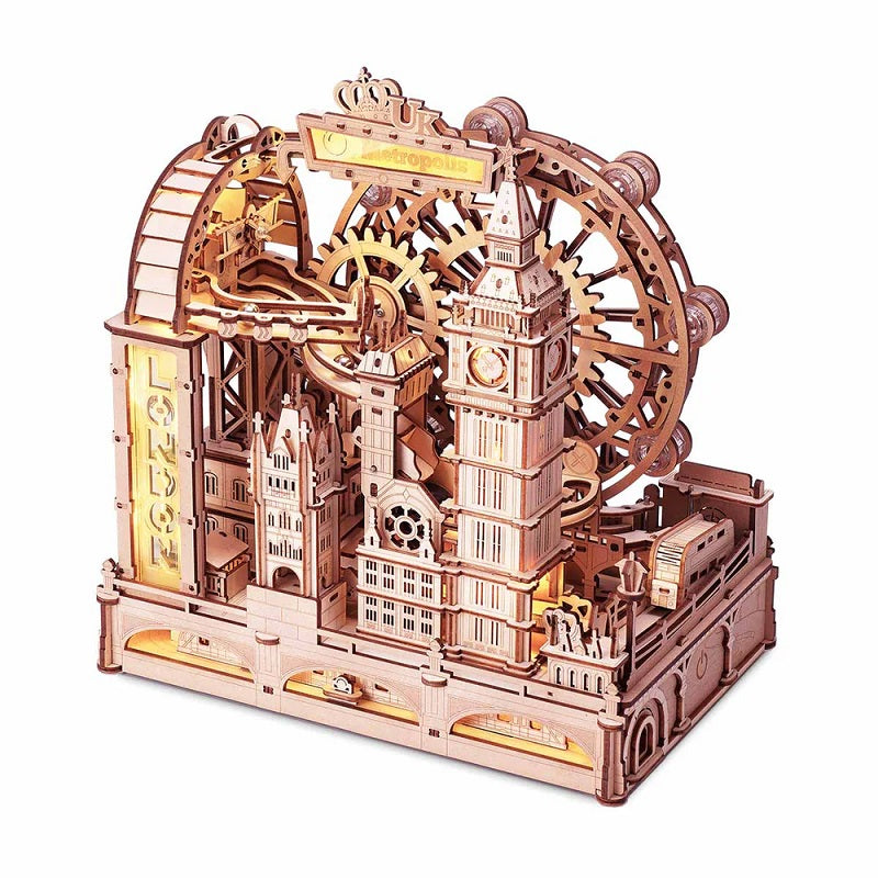 Robotime Marble Travel, London Marble Run Wooden 3D Puzzle EGB01