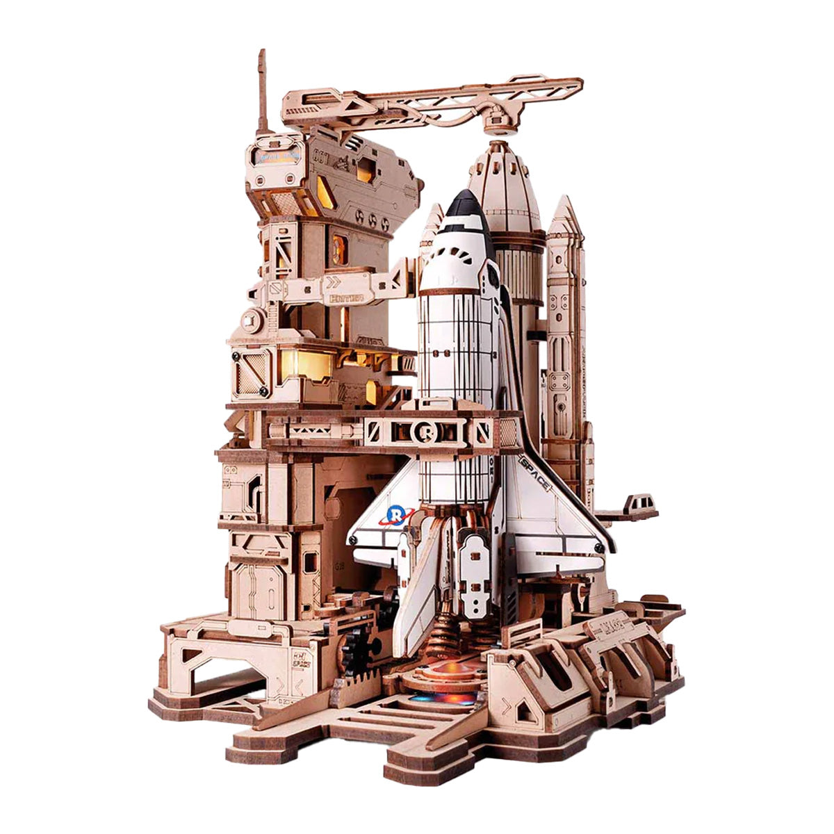 ROKR Space Shuttle Mechanical 3D Wooden Puzzle - NASA Spacecraft Model