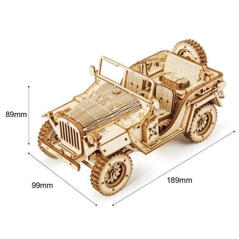 Rolife Scale Model Vehicles; Army 4x4 Field Car