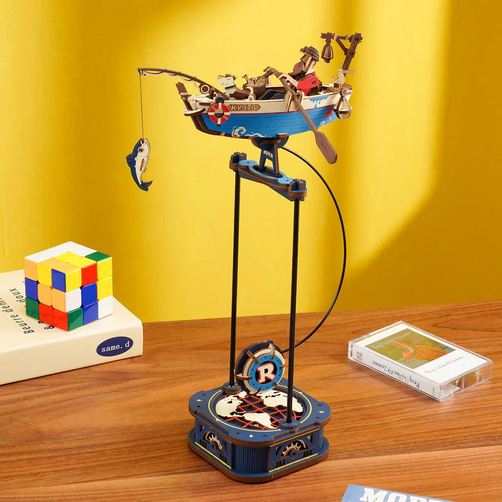 Robotime Ocean Fisher Scale Model Vehicle