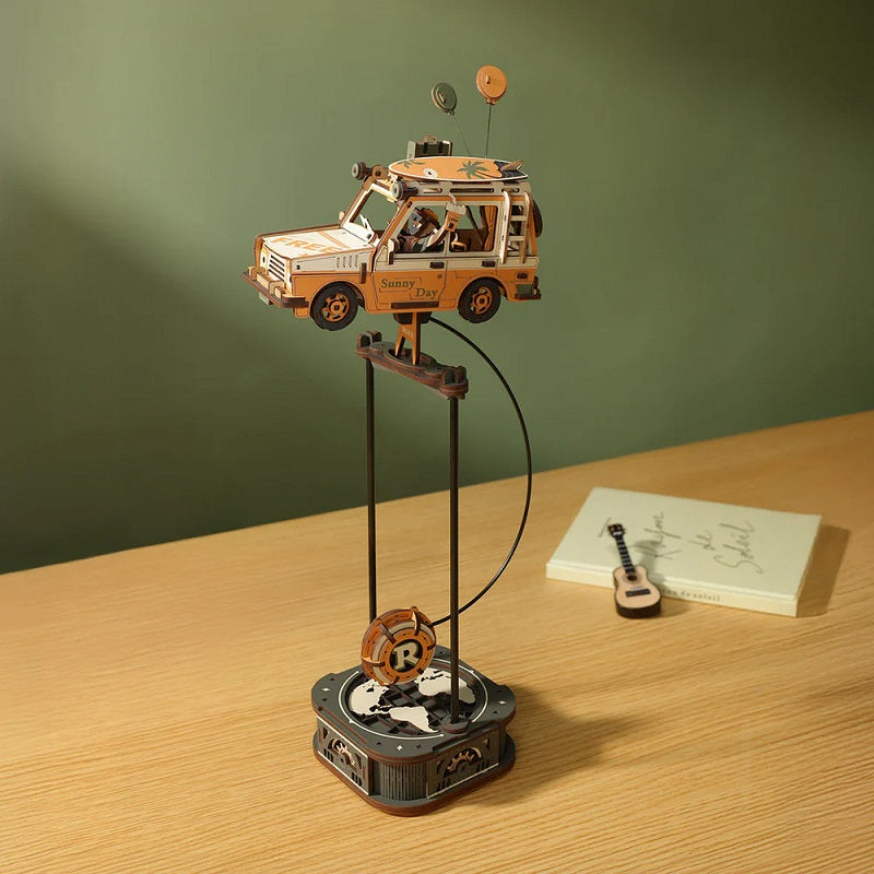 ROKR Road Tripper Pendulum Balance Toy 3D Puzzle - Vintage Car Model