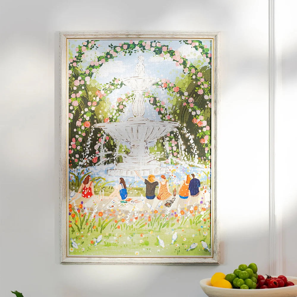 Rolife Afternoon Fountain 1000 Piece Jigsaw Puzzle