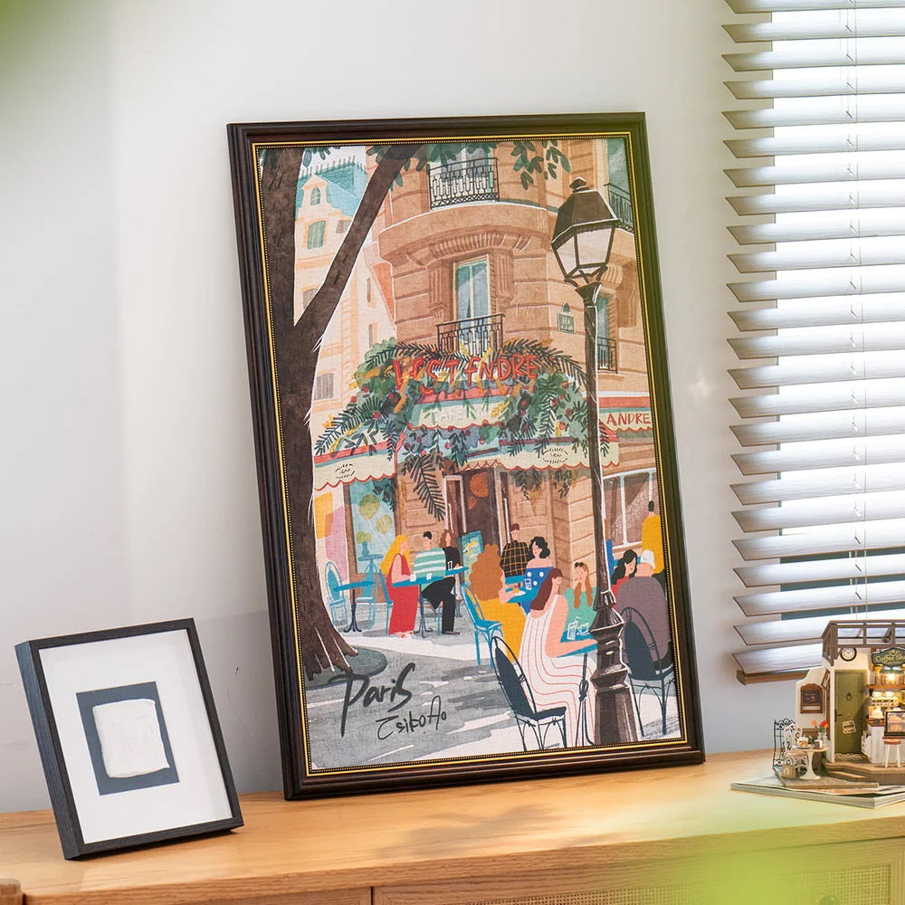 Rolife Leisure in Paris 1000 Piece Jigsaw Puzzle