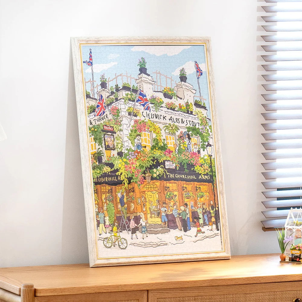 Rolife Pub in London 1000 Piece Jigsaw Puzzle