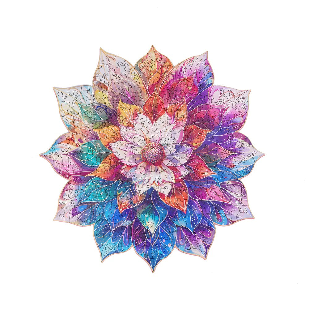 Rolife Mystic Mandala Flower Wooden Jigsaw Puzzle
