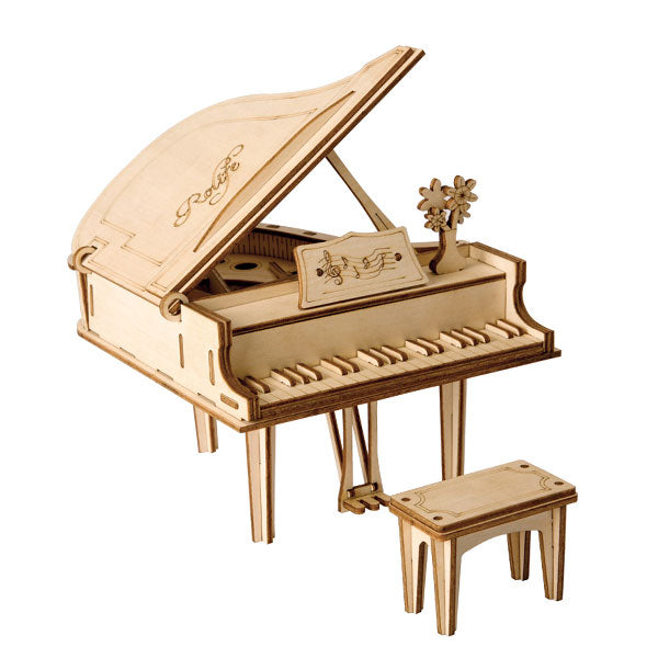 Robotime Classic 3D Wood Puzzles; Grand Piano
