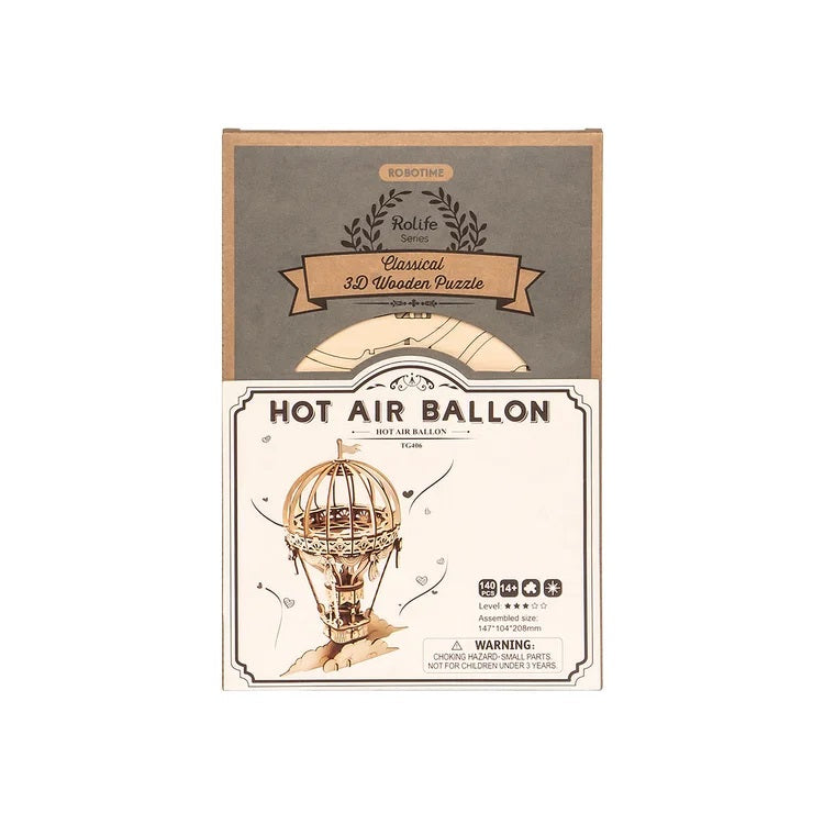 Rolife Classic 3D Wood Puzzles; Hot Air Balloon