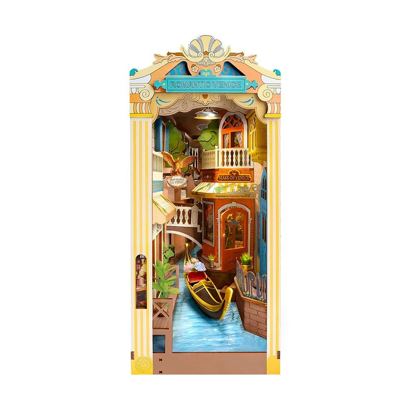 Rolife Romantic Venice Book Nook & Wonderland - Stories in Books