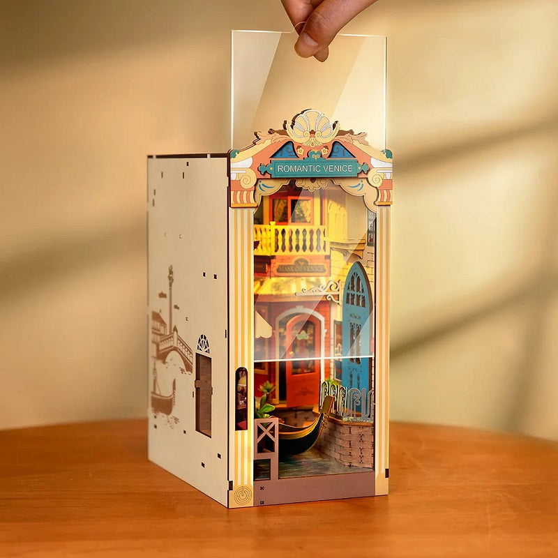 Rolife Romantic Venice Book Nook & Wonderland - Stories in Books