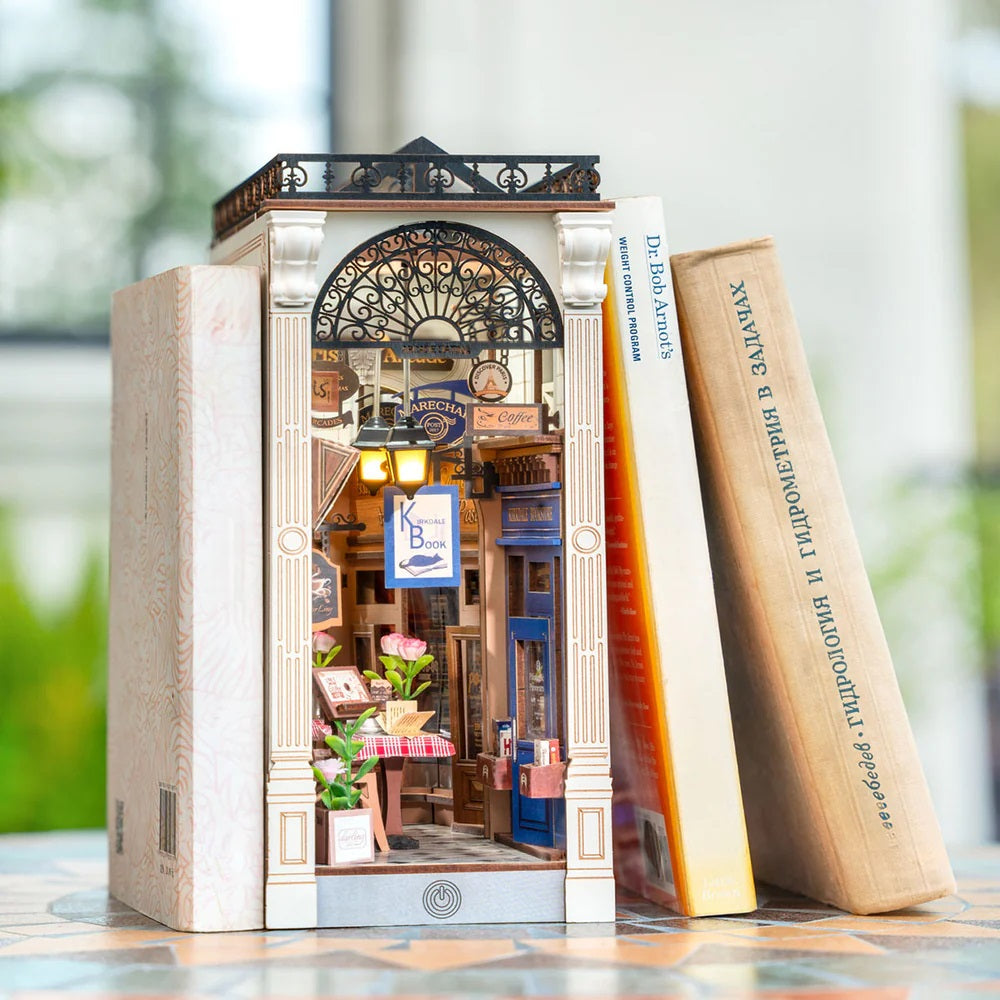 Robotime Arcade Dating DIY Book Nook Shelf Insert Kit