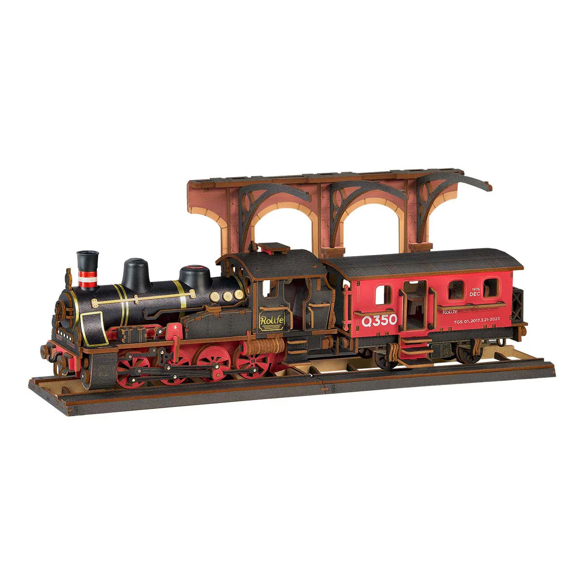 Robotime Steam Journey - Classic 3D Wood Puzzles