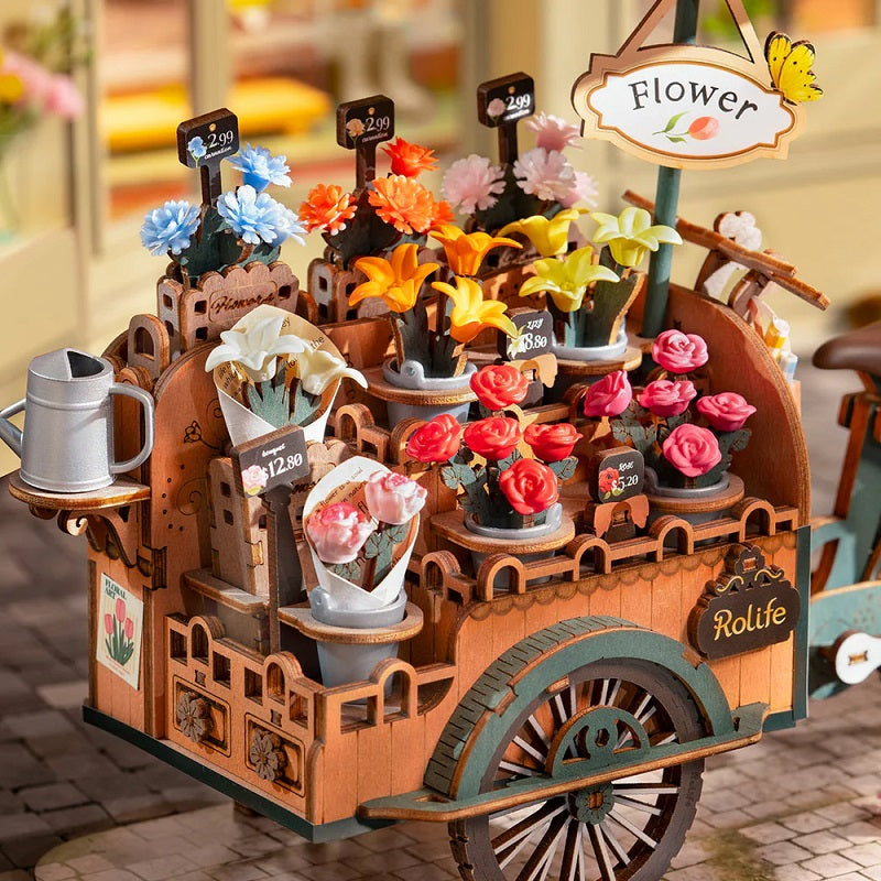 Robotime Blossom Cart 3D Wooden Puzzle TGS03