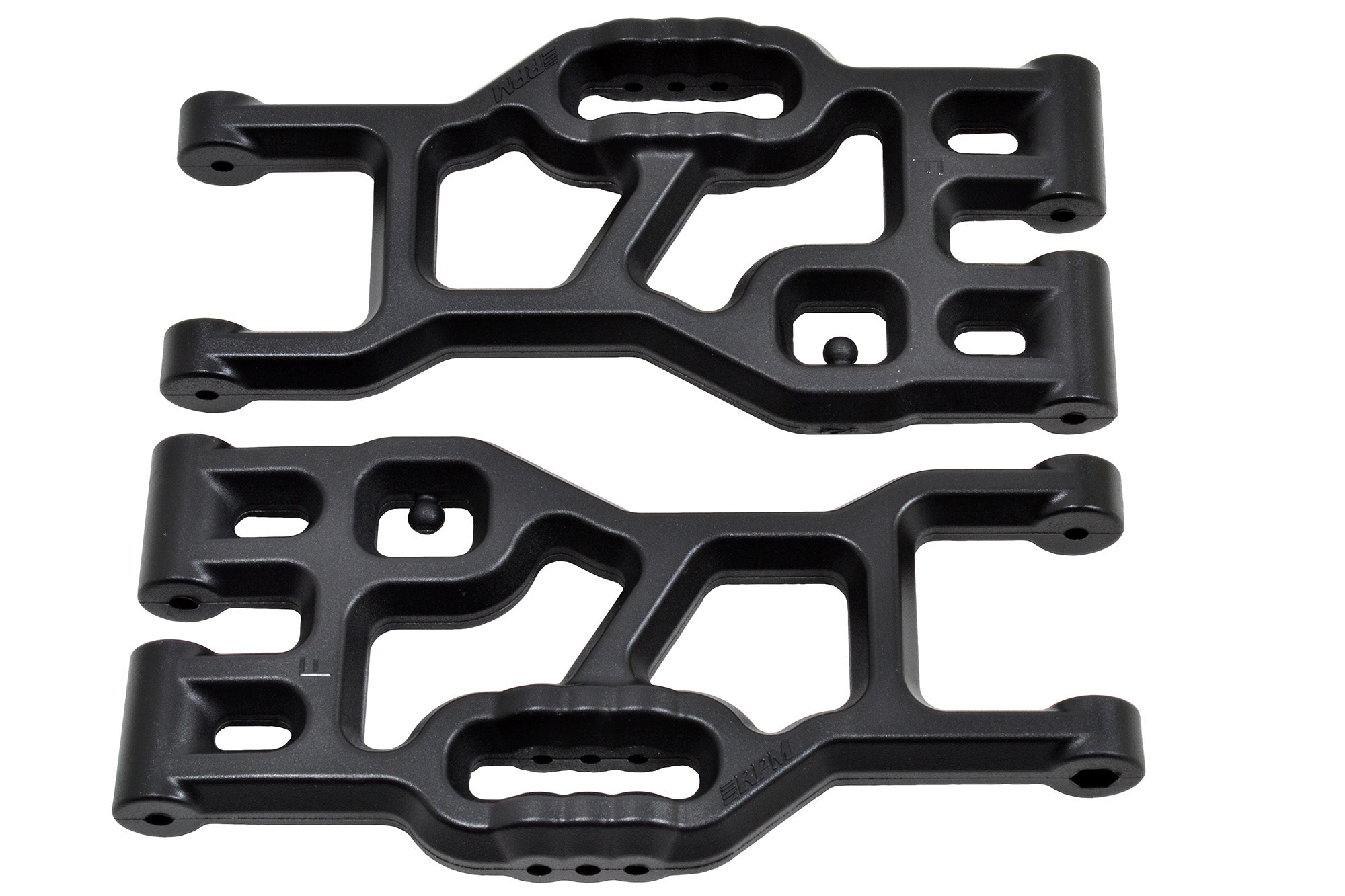 RPM Front Lower A-Arms for Team Associated MT8 Black