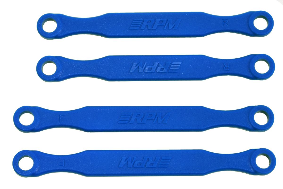RPM Camber Link Set Blue for Traxxas Slash 4x4 Rustler 4x4 Stampede 4x4 Bigfoot 4x4 BL-2S