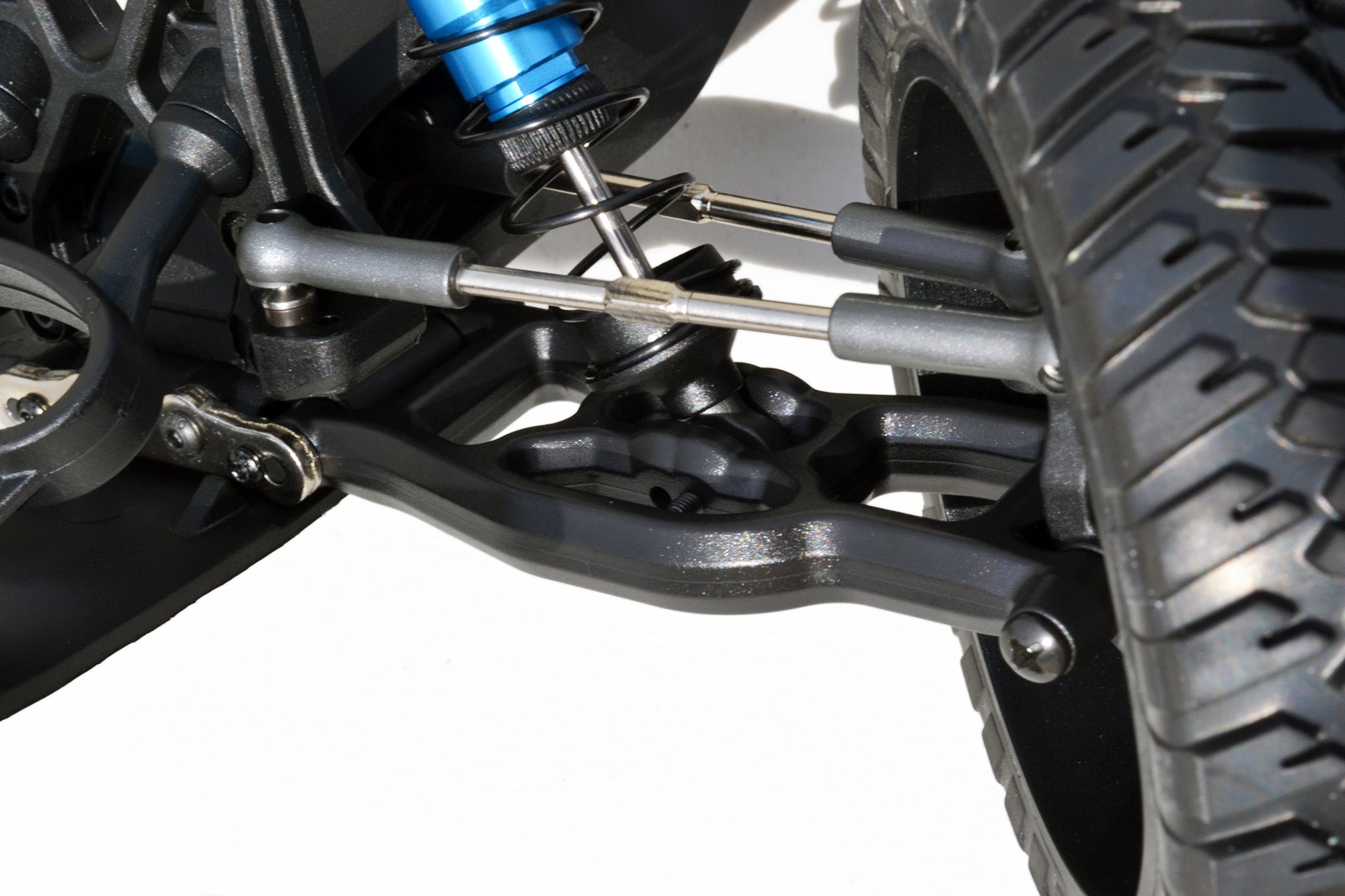 RPM Front A-Arms for Team Associated Pro2 SC10 Trophy Rat Black