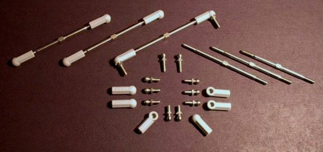 RPM Super Duty Rod Ends 3.5mm Dark Gray 12-Pack