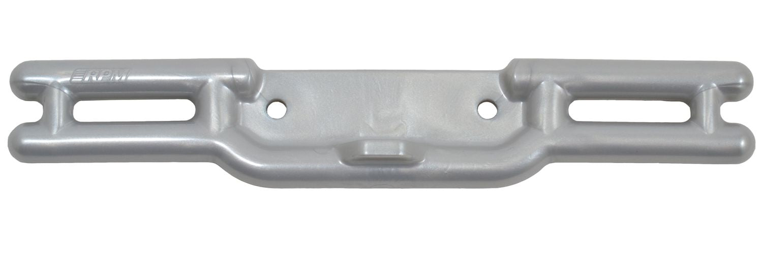 RPM Rear Bumper Silver for Traxxas Revo 1/10 Scale