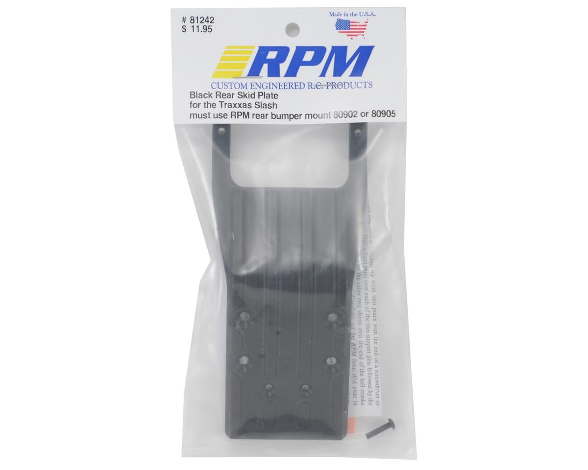RPM Rear Skid Plate Black for Traxxas Slash