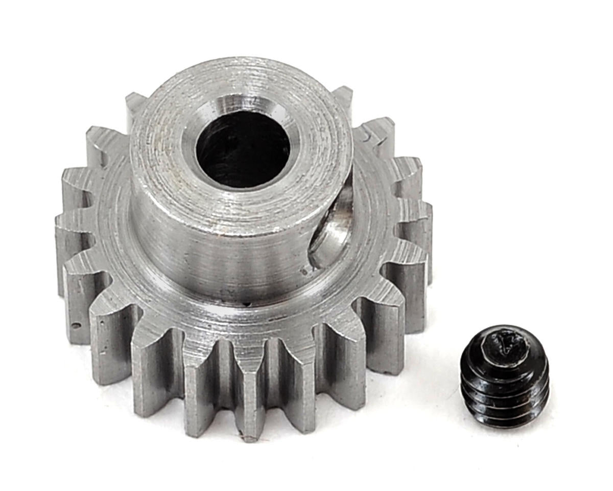 Robinson Racing 20T Steel Alloy Metric Pinion Gear - 0.6 Module, 1/8" Bore for Kyosho & Tamiya