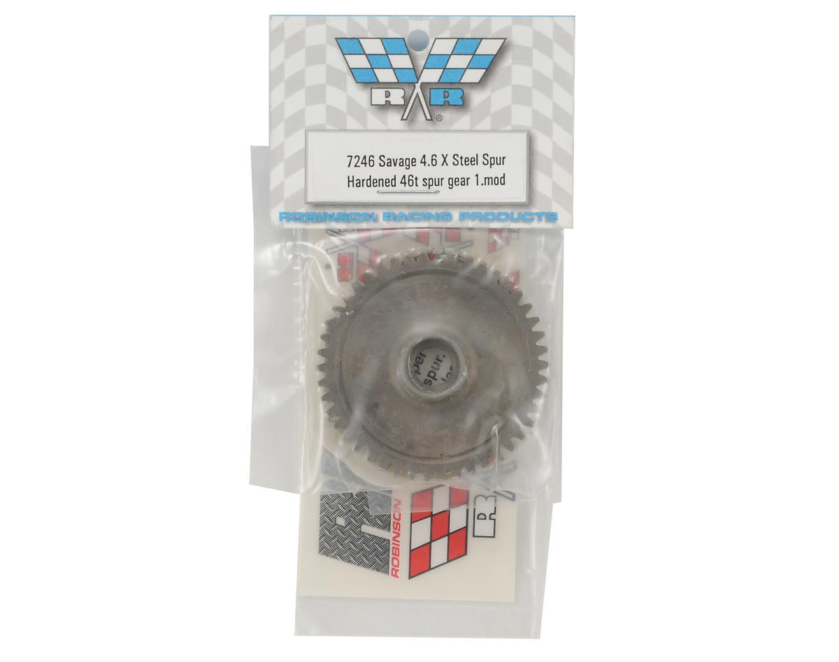Robinson Racing 46T Hardened Steel Spur Gear for HPI Savage X 4.6 - Premium Upgrade