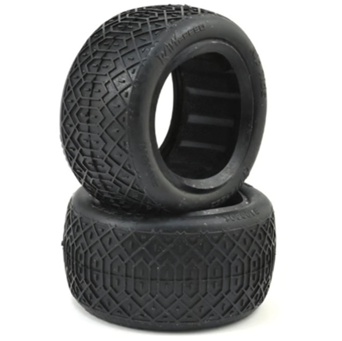 Raw Speed Riptide - 2.2" 1/10th Buggy Tires w/ Inserts, Green