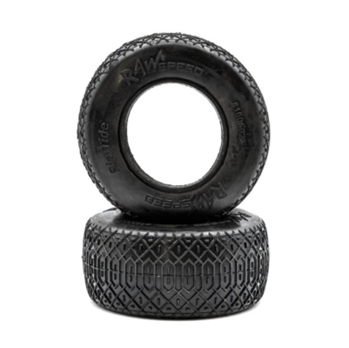 Raw Speed RipTide - SCT 2.2x3" Tires w/ Inserts, Green, Yellow
