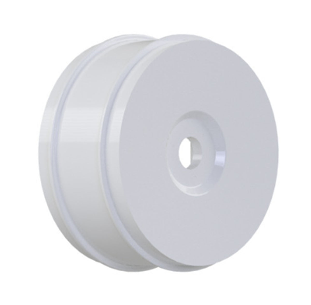 Raw Speed 1/8 Buggy Wheel, White (4 Pieces)